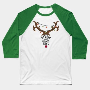 Reindeer Games Baseball T-Shirt